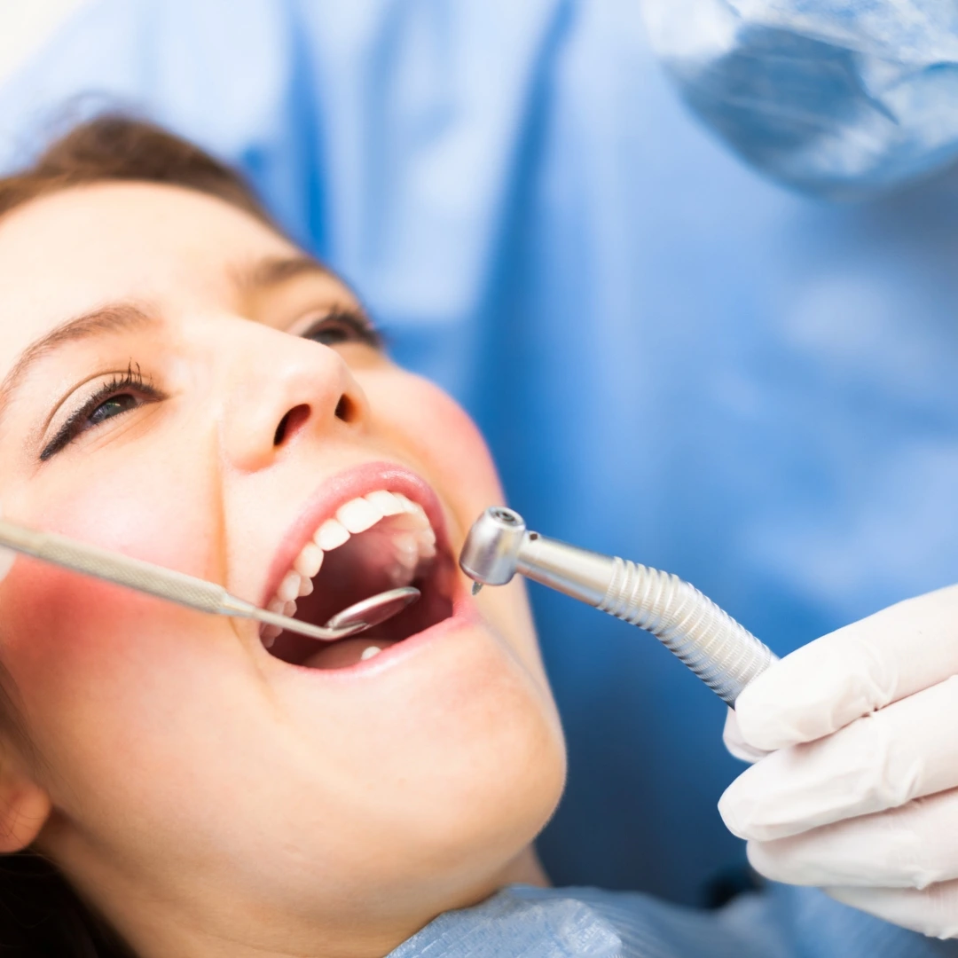 white green professional dental care instagram post